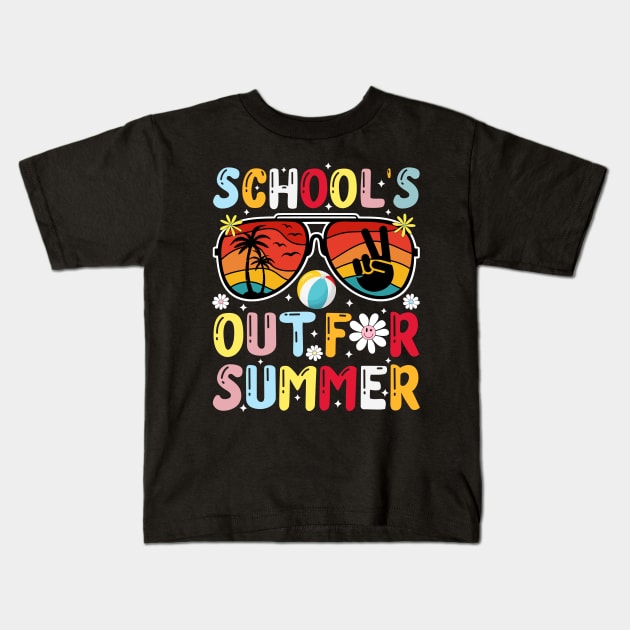 School's out for summer Kids T-Shirt by TeeGuarantee